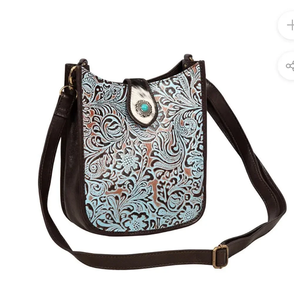 Myra Bag Delilah Creek Embossed Leather Bag